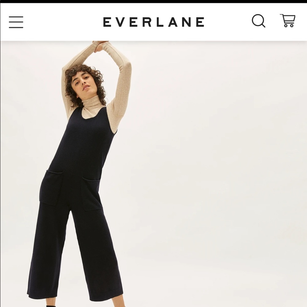 everlane cashmere jumpsuit
